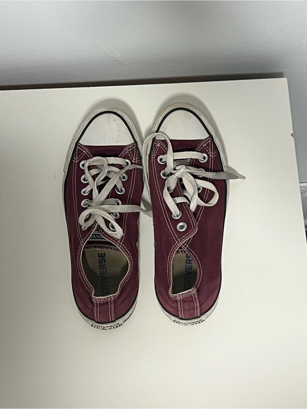 Converse Women’s Burgundy Low-Top Sneakers